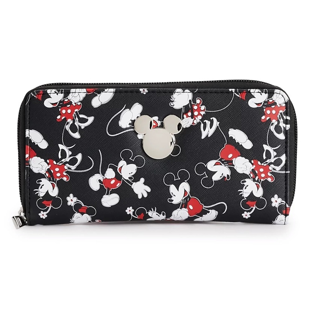 Disney's Mickey & Minnie Zip Around Wallet